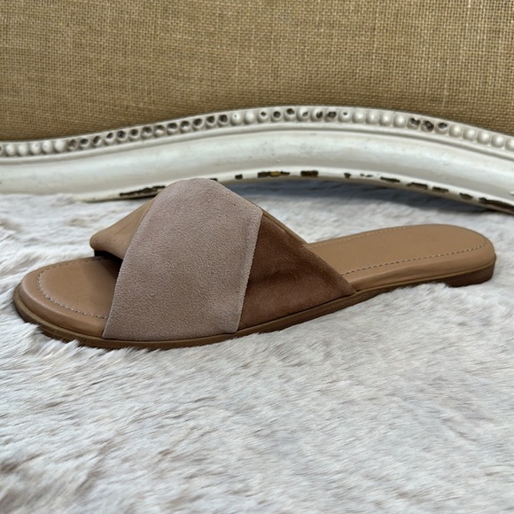 Crevo | Emery Blush Leather Slip On Slide Sandal, Size 11 NIB - Picture 4 of 16